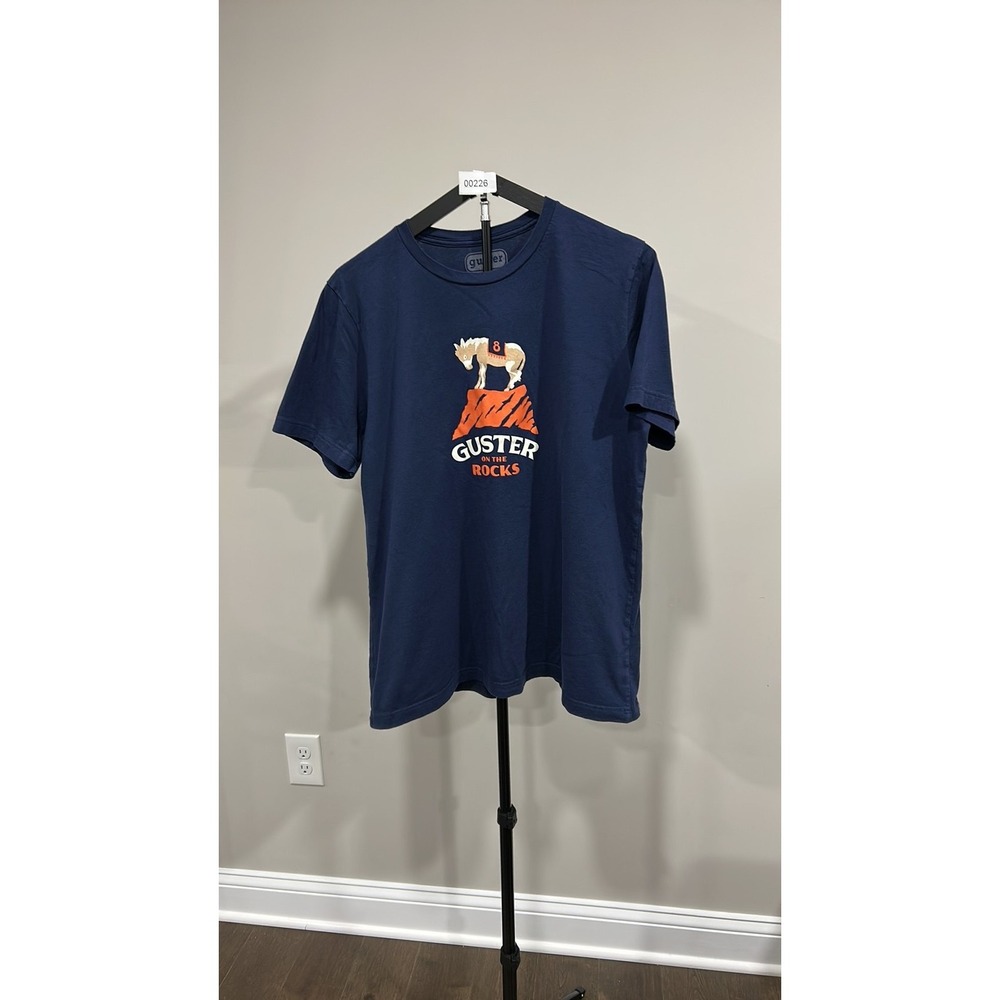 Guster on the Rocks Band T-Shirt Navy Blue Graphic Tee Mens XL